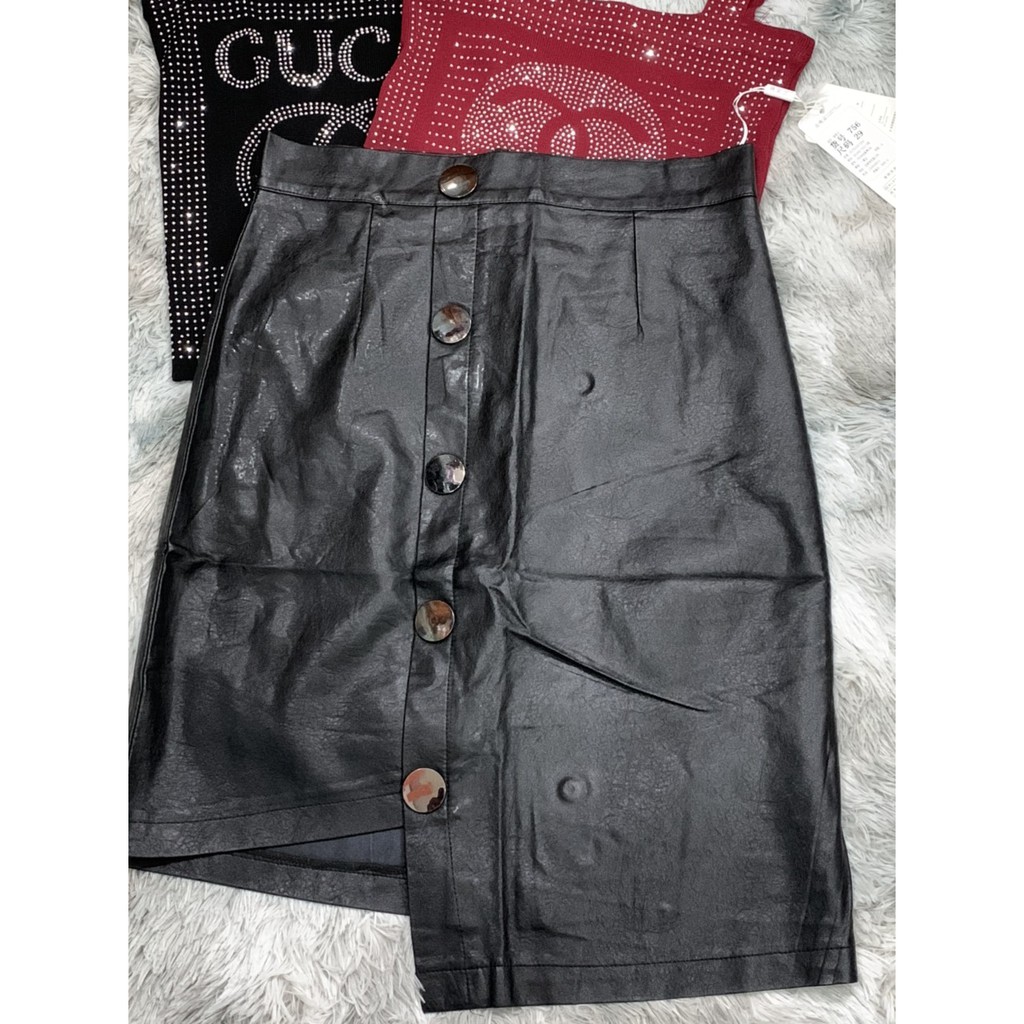 Chân váy da Quảng Châu 2 lớp - có quần lót | BigBuy360 - bigbuy360.vn
