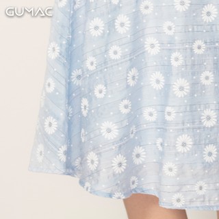 Đầm cổ V đăng ten GUMAC DA9104