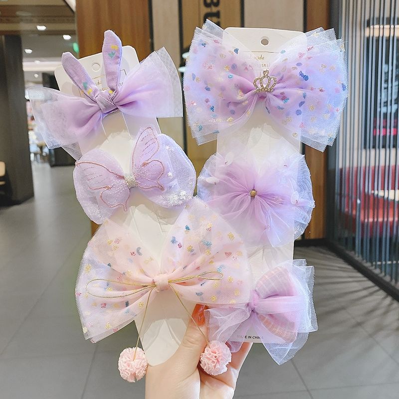 Kẹp Tóc Nơ Siêu Dễ Thương Dành Cho Bé Gái