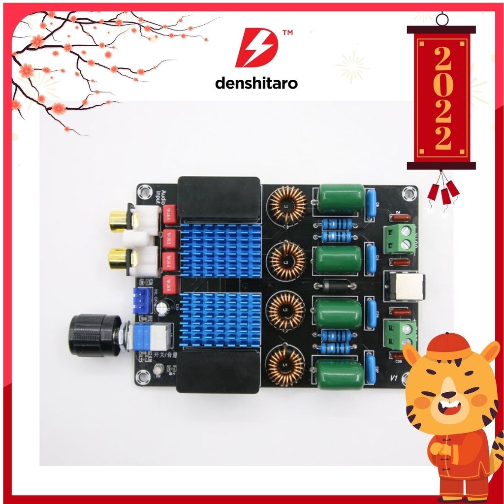 Denshitaro Mạch khuếch đại âm thanh 2x100W TPA3116D2 D00-170