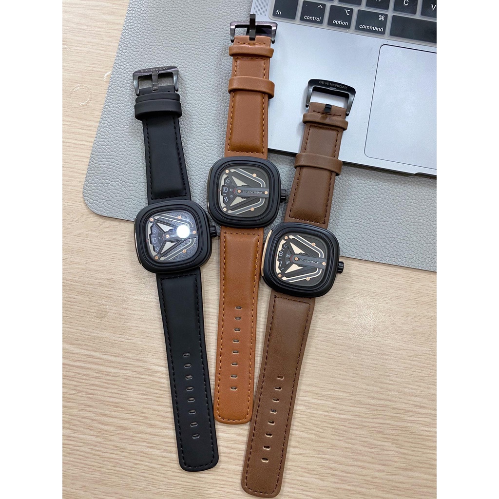 [Hàng Cao Cấp+Bảo Hành 5 Năm] Đồng Hồ Sevenfriday Nam Mặt Vuông Sang Trọng Lịch Lãm - A18 - Meta Watch | BigBuy360 - bigbuy360.vn