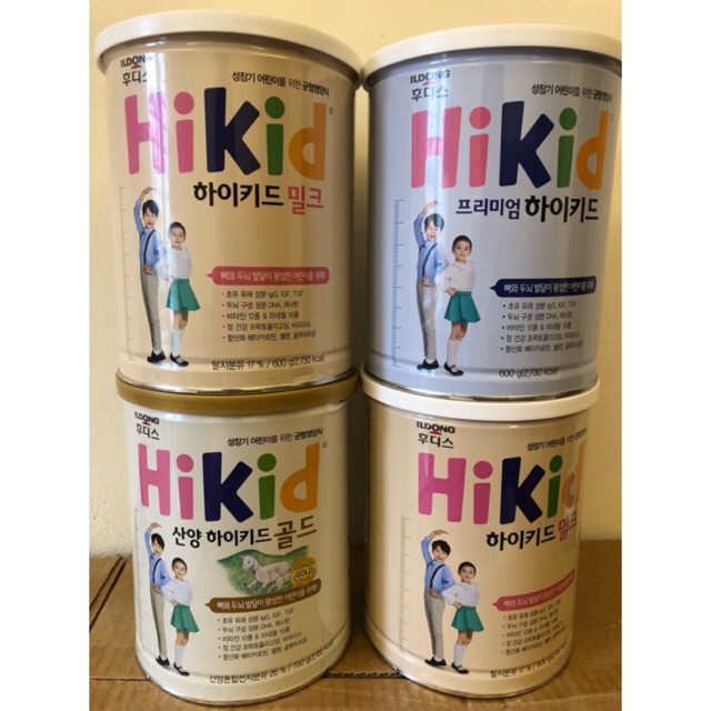 Sữa Hidkid Dê 700gr - Hikid vani 600G - Sưa non ILDONG hàng Air