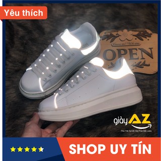 Giày MC Queen 🌸 FULL Phản Quang 💖 Bản 2020 Phát Sáng Full Dây To 💖 Da mềm Chuẩn 💖 Sneaker Phản Quang Video Ảnh thật