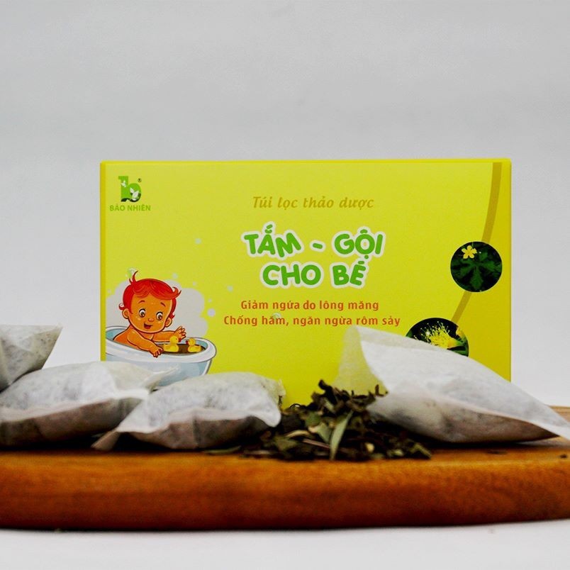 Túi lọc thảo dược tắm bé Bảo Nhiên 150g