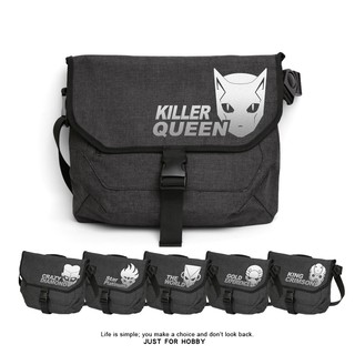 Túi Đeo Vai Bằng Vải Canvas In Hình Anime Jojo's Bizarre Adventure Merchandise Co-Branded