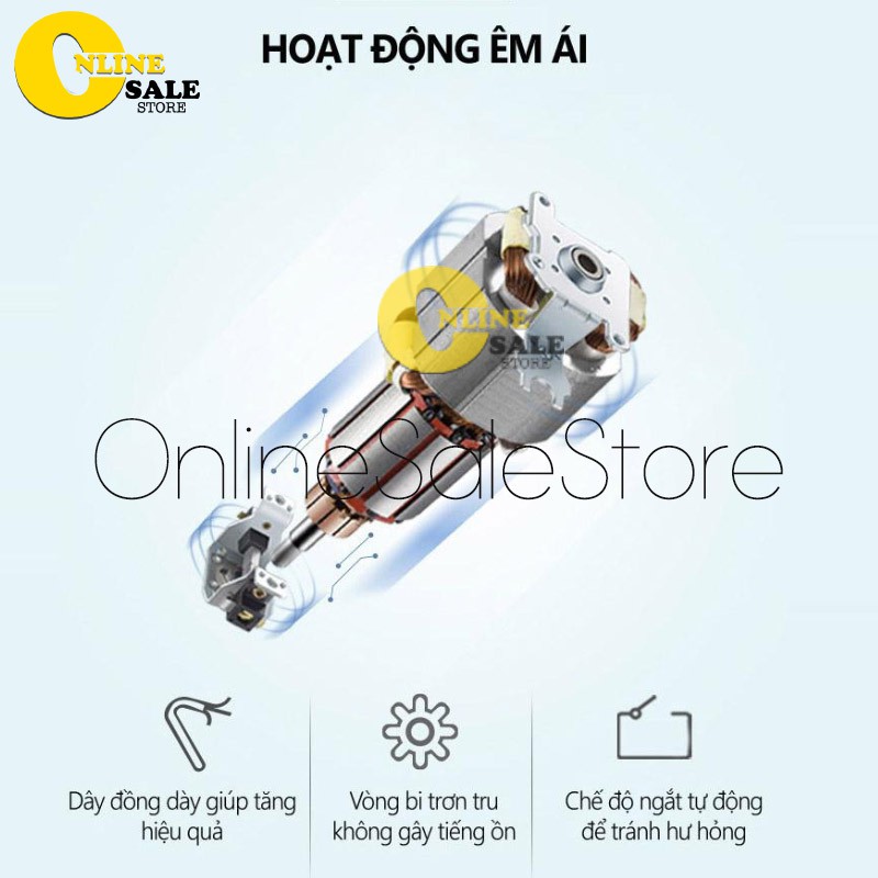 Máy Xay Thịt Đa Năng Cối INOX 304 2L Công Suất 250W, 4 Lưỡi, Cối xay thực phẩm