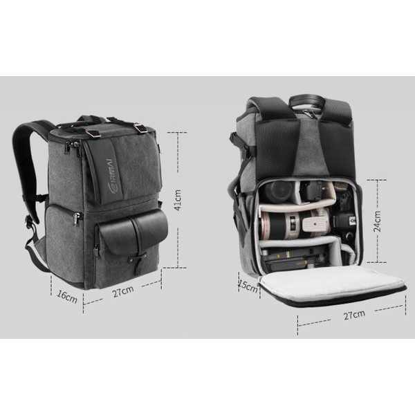 Balo máy ảnh Eirmai SD06