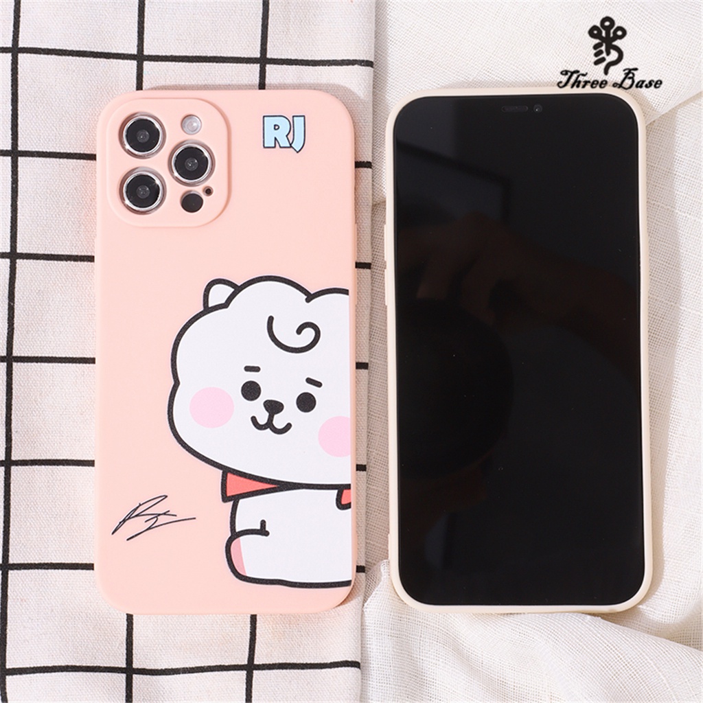 Ốp điện thoại in hoạt hình pink yellow đầy màu sắc tata koya rj cho iphone8 7plus 8plus x xs xr xsmax 11pro max 11 12