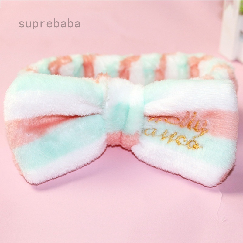 Băng Đô Vải Nhung Mềm Mại Dùng Khi Trang Điểm / Rửa Mặt