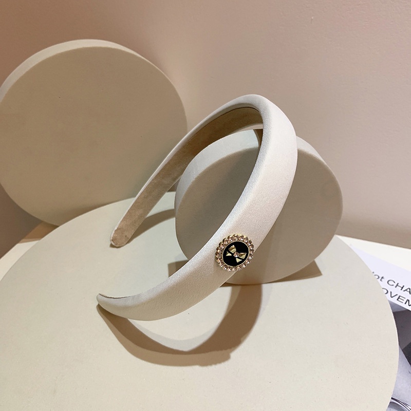 Băng Đô Cài Tóc Đính Hoa Trà Kiểu Pháp Cổ Điển Sang Trọng Thời Trang Cao Cấp