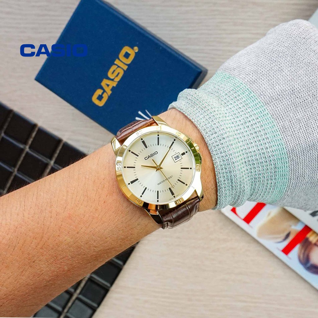 Đồng hồ nam CASIO MTP-V004GL-9AUDF chính hãng - Bảo hành 1 năm, Thay pin miễn phí