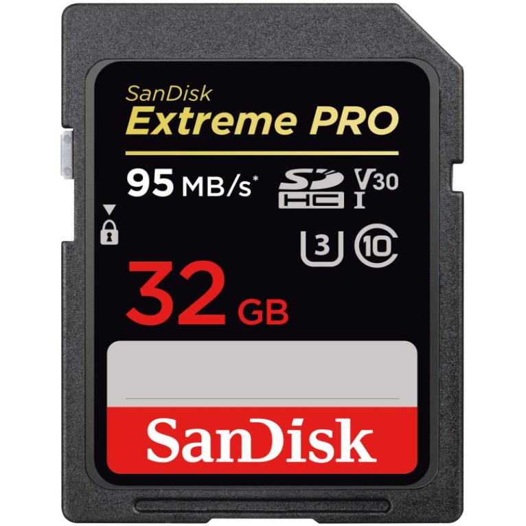 Thẻ Nhớ Máy Ảnh Sandisk Sdhc Sandisk Extreme Pro 32gb 64gb 128gb 95mb / S U3 | BigBuy360 - bigbuy360.vn