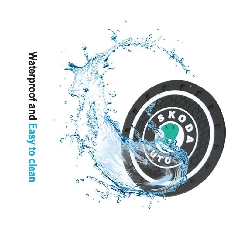 Set 2 Miếng Lót Cốc Nước Chống Trượt Bằng Silica Gel Trang Trí Nội Thất Xe Hơi Cho Toyota Camry Altis Vigo Fortuner CHR Vios Yaris Ativ Hilux REVO Avanza sienta hiace innova