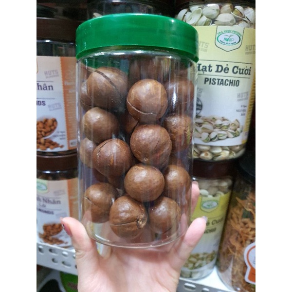 Hạt Macca nứt vỏ hộp 500g