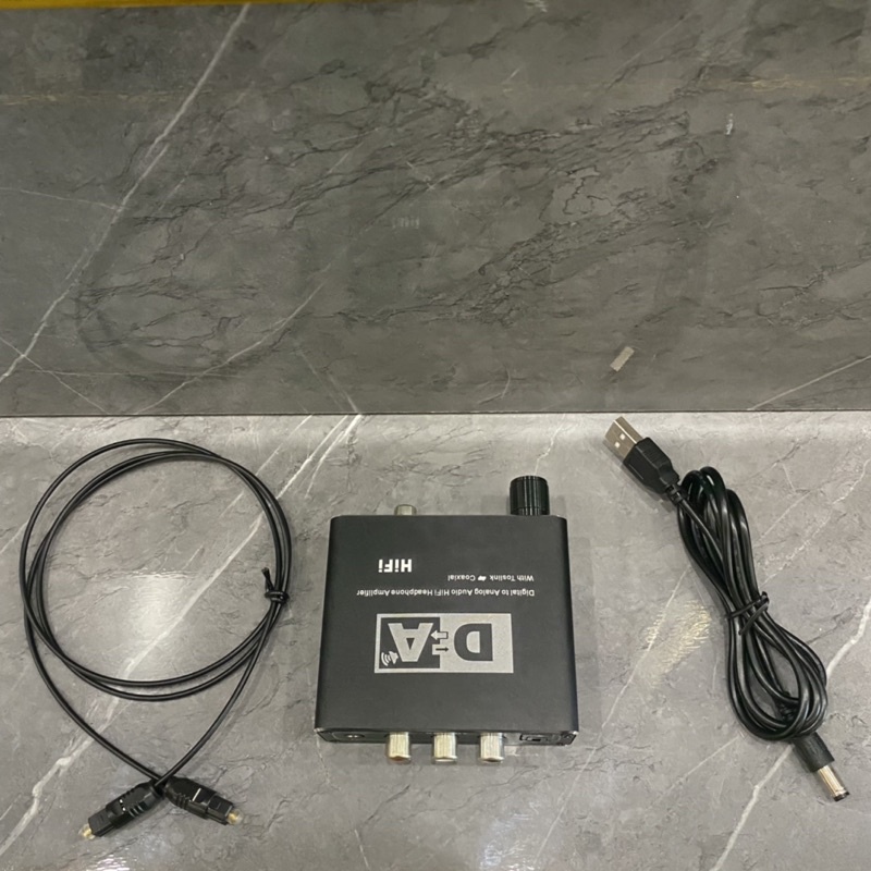 Bộ chuyển đổi quang âm thanh Optical HIFI sang AV Audio Cao Cấp có nút chỉnh âm lượng cao cấp [ kèm dây quang ] DM9971