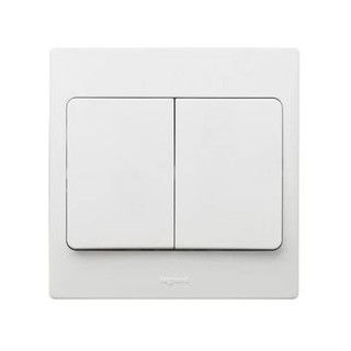 Bộ công tắc đôi 1 chiều Mallia Legrand