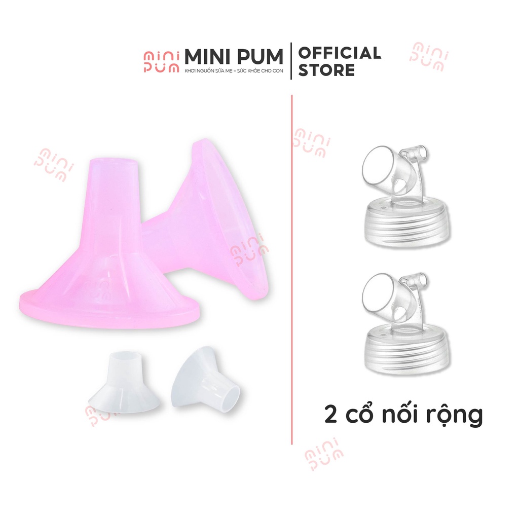 Combo Phễu Minipum và phụ kiện gồm 2 cổ nối rộng đi kèm dành cho máy Spectra