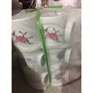 [KHO SỈ] Cốc sứ có nặp đậy hàng bát tràng