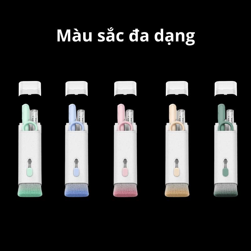 Bộ Vệ Sinh Đa Năng 7 in 1 Cao Cấp Vệ Sinh Tai Nghe, Bàn Phím, Điện Thoại, Laptop, Màn Hình
