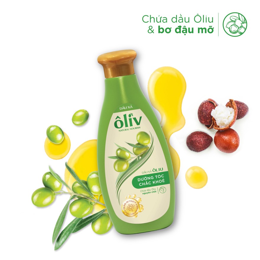 Dầu Xả Ôliv Natural Nourishing Chứa Ôliu Nguyên Chất Dưỡng Tóc Chắc Khỏe 250ml