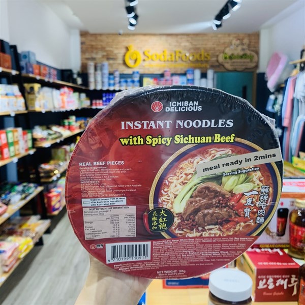 Mì ăn liền Đài Loan ichiban delicious  185g