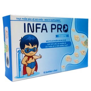 Chính Hãng : Bào tử lợi khuẩn INFA PRO - Men vi sinh thế hệ mới cho trẻ biếng ăn, táo bón, chậm lớn