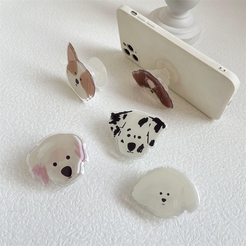 Giá Đỡ Điện Thoại/popsocket hình cún dễ thương