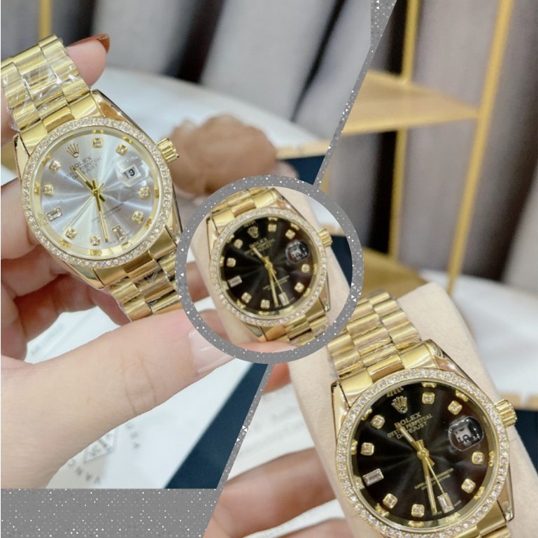 Đồng hồ nam nữ Ro.olex dây đúc đặc bản đẹp  lỗi 1 đổi 1 miễn phí