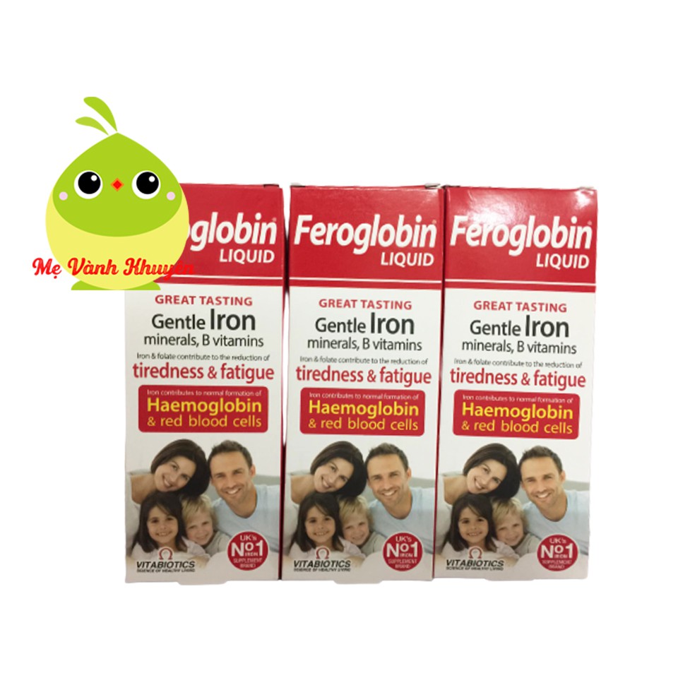 Sắt nước Feroglobin Liquid, UK
