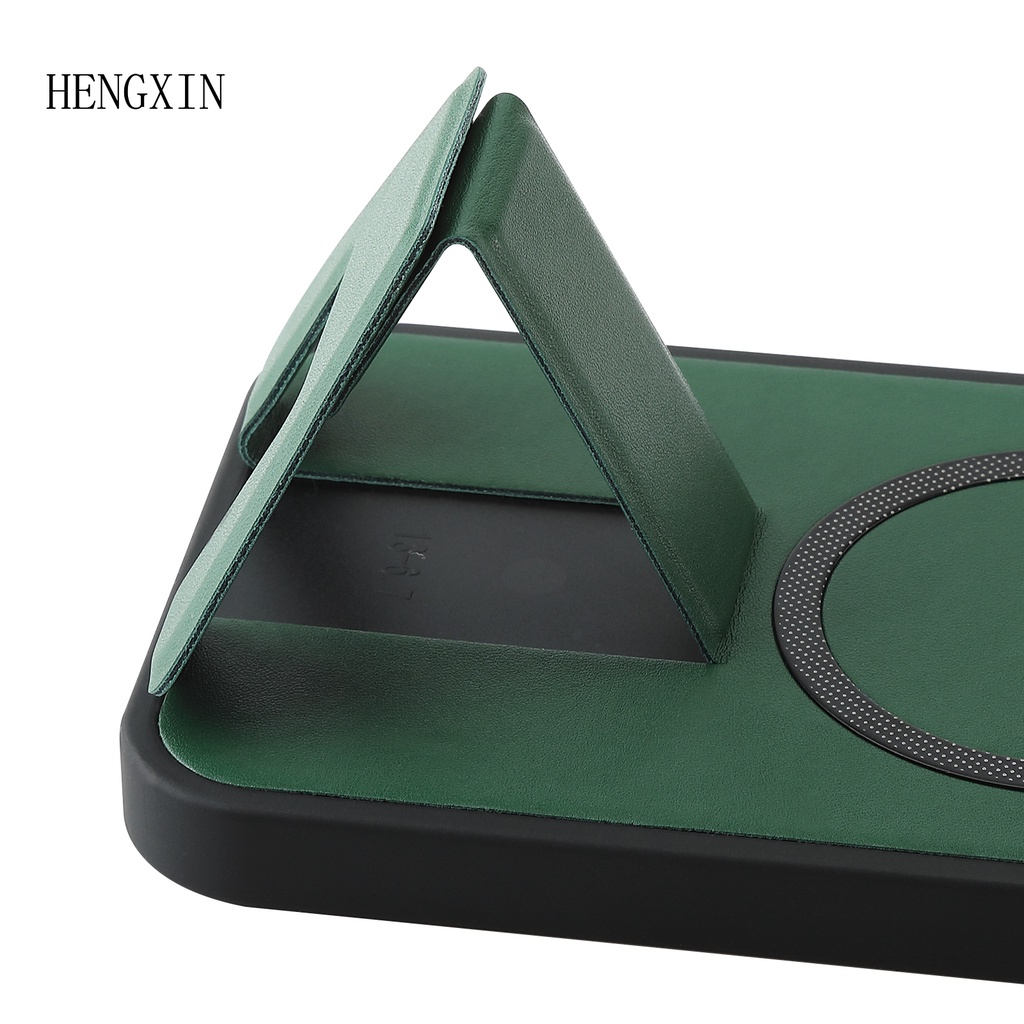 Business style magnetic phone case suitable for iPhone 14 Pro max invisible stand 11 12 13 Pro max leather case