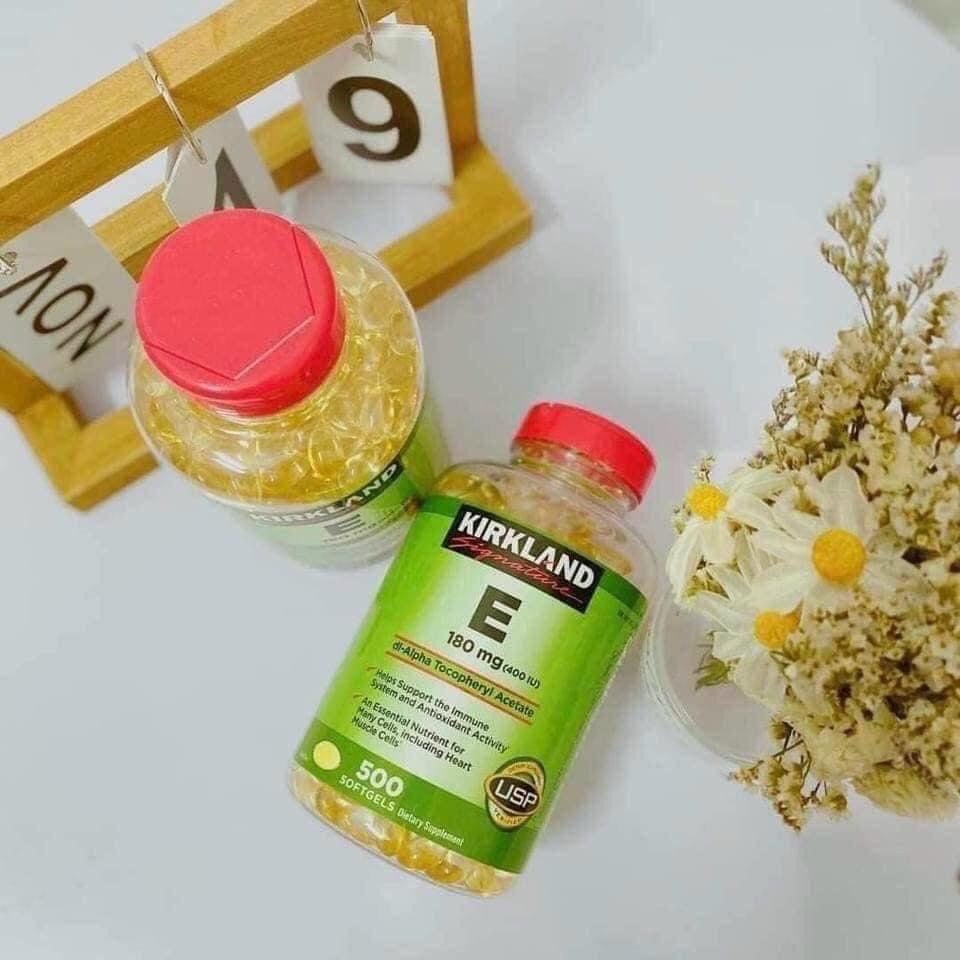 Viên Uống Kirkland Signature Vitamin E 400 IU (500 Viên)