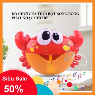 ĐỒ CHƠI CUA THỔI BỌT BONG BÓNG PHÁT NHẠC CHO BÉ_bbvn4