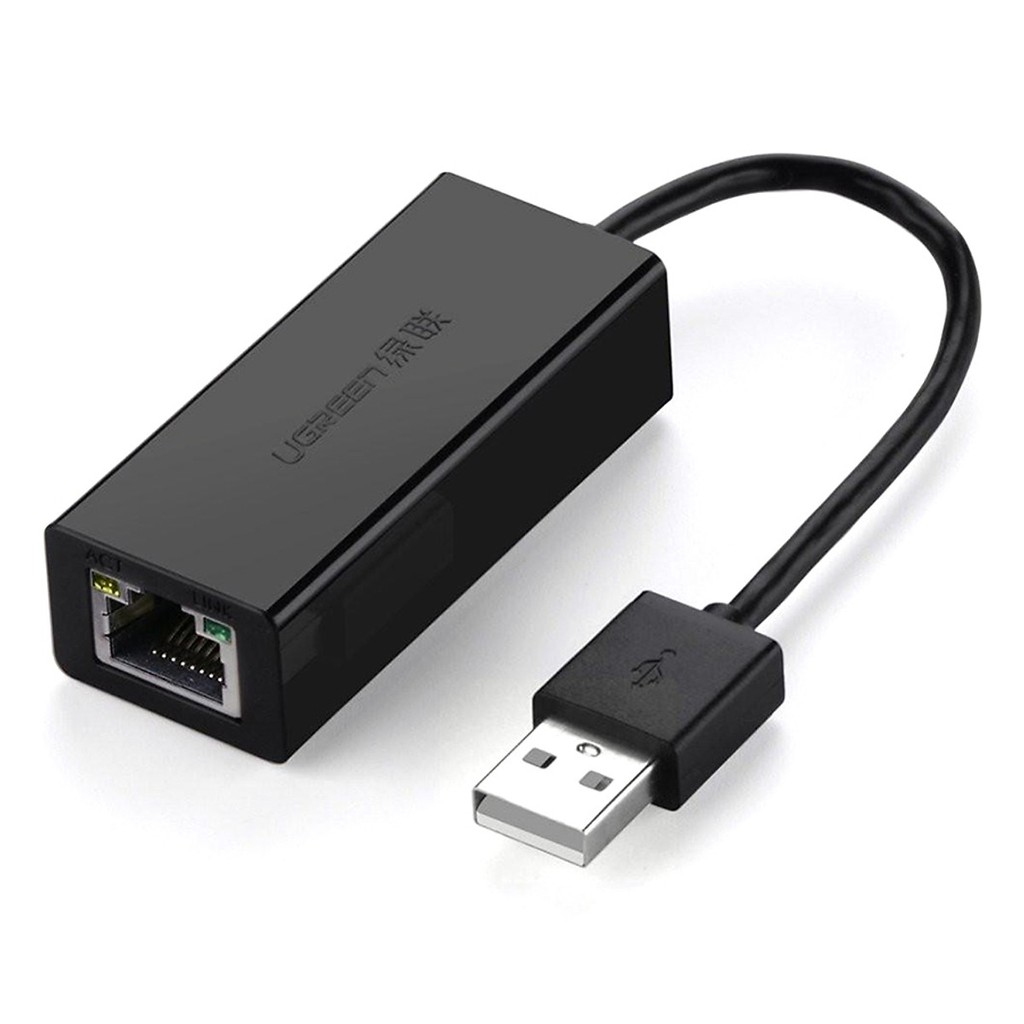 Bộ chuyển đổi USB 2.0 sang LAN 10/100 Mbps Ugreen 20254 - Hàng Chính Hãng