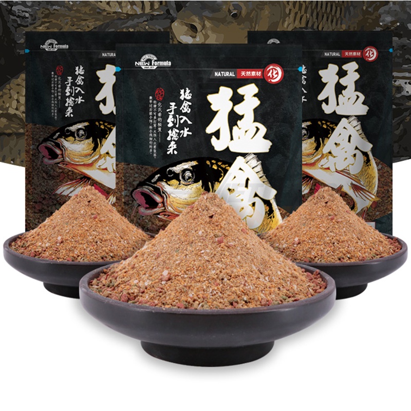 Mồi câu Chép đen Hua 300g/gói - Mồi câu cá chép