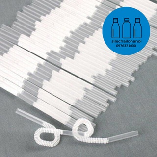 Ống hút tạo kiểu 2 đầu (gói 100 ống)