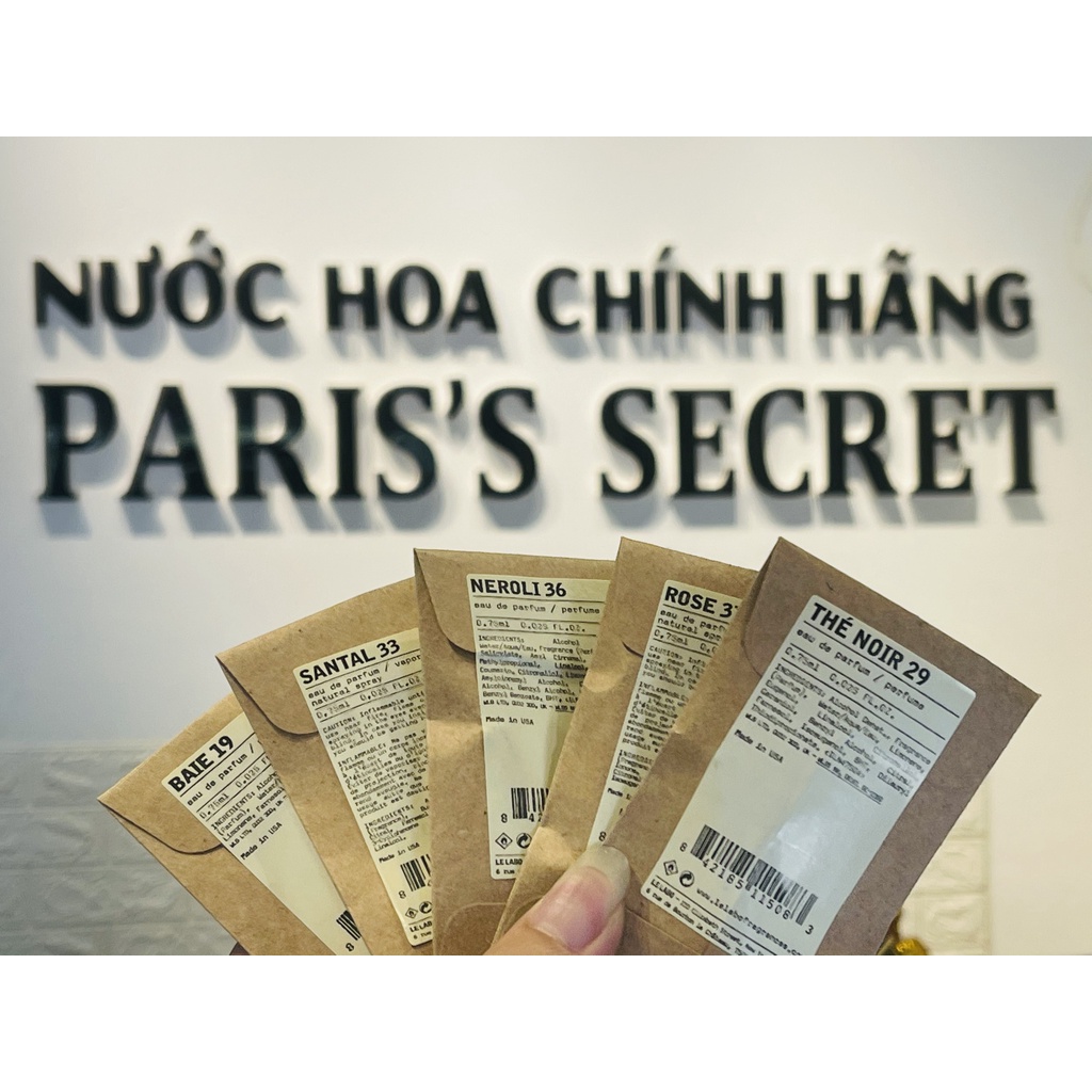 [Tổng hợp] [CHÍNH HÃNG] Mẫu thử Nước hoa Le Labo