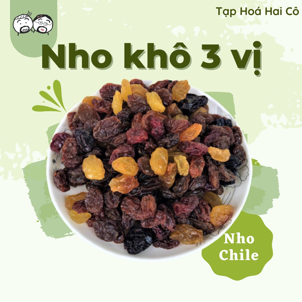 NHO KHÔ CHILE 3 VỊ