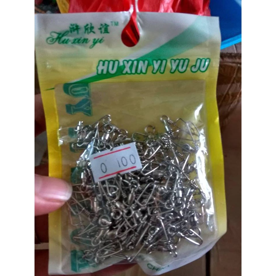 Khóa link inox ,Khóa link úc số 4, khóa linh chống xoắn 20 chiếc