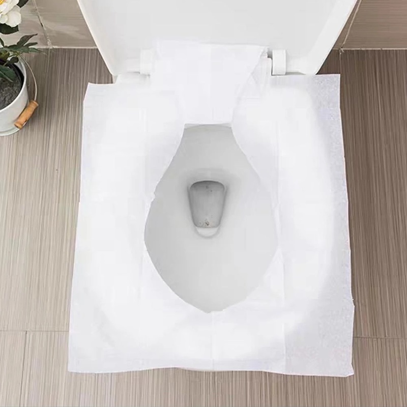Set 10 Vỏ Bọc Ghế Ngồi Bồn Cầu Chống Nước Chống Vi Khuẩn Dùng Một Lần Đa Năng Tiện Lợi Dành Cho Phòng Tắm