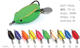 Mồi Câu Cá Giả Hình Ếch 3.5cm / 5.3g Độc Đáo