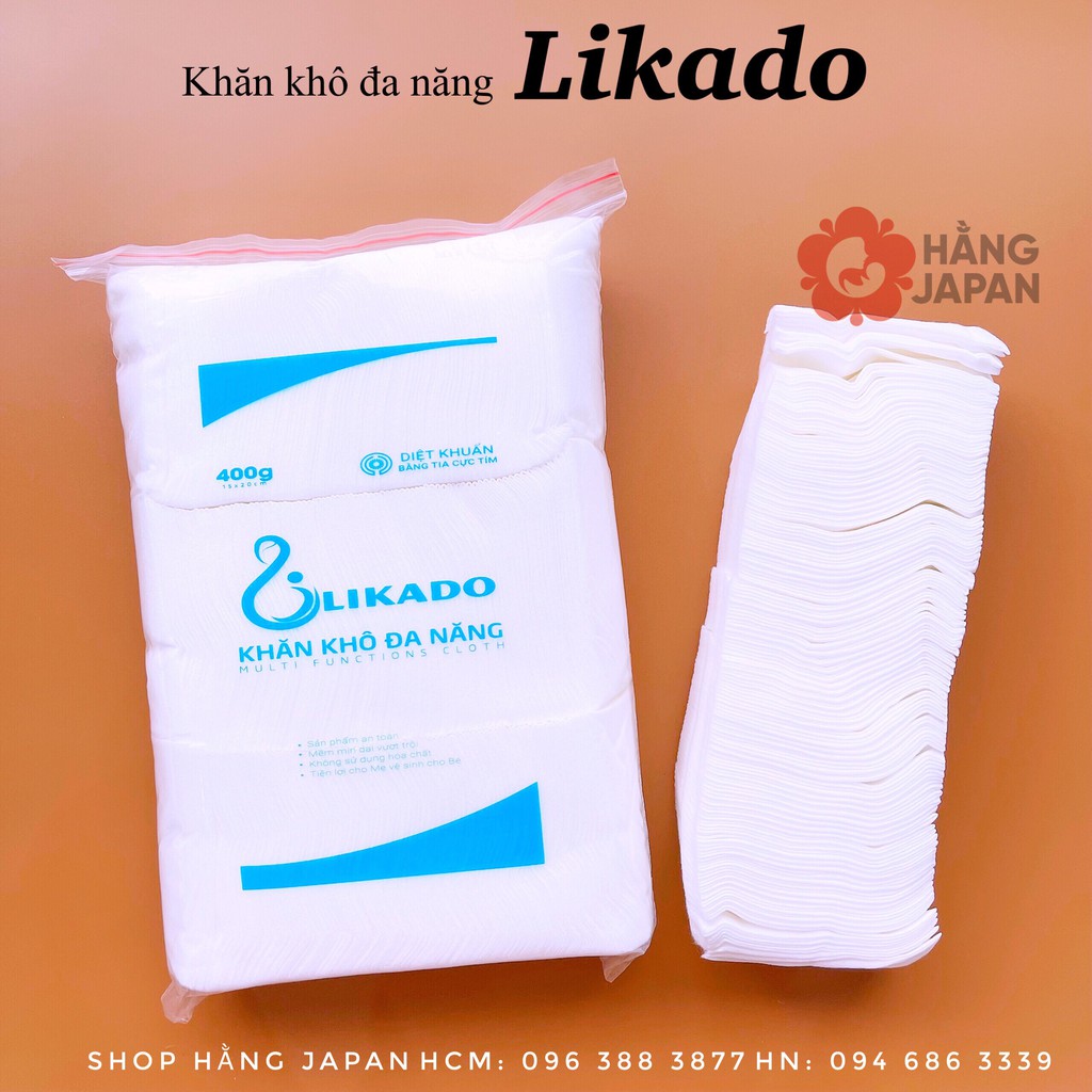 Khăn vải khô đa năng Likado 400g