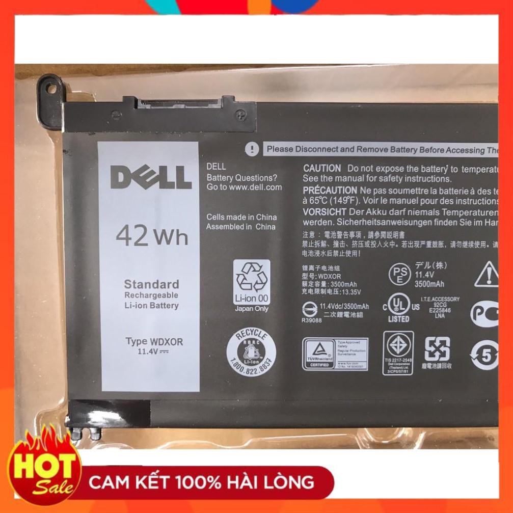 HÀNG ZIN  Pin(battery) Dell Inspiron 13 5368 5378 15 5567 5568 5578 WDX0R new Original