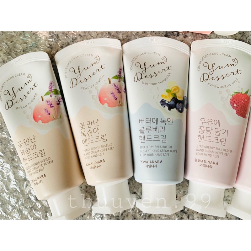 [CHÍNH HÃNG] Kem tay dưỡng ẩm Yum Dessert Hand Cream Hàn Quốc giúp dưỡng ẩm, mềm da