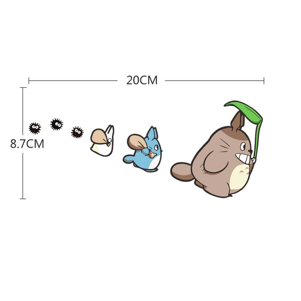 Miếng dán vinyl họa tiết Tonari No Totoro chống nước đáng yêu dành cho xe hơi