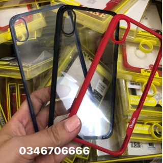 Ốp vu case lưng trong viền màu iphone 6/6 plus