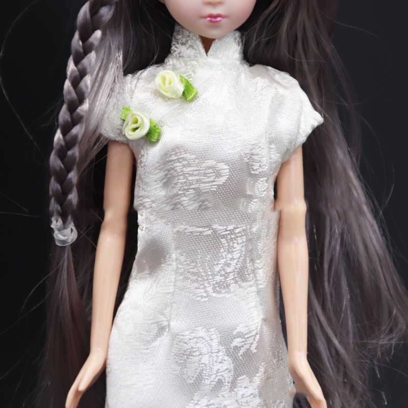 BJD Doll 1/6 Accessories Prom skirt diy Princess dress girl toys clothes Suitable for dolls cheongsam  28cm