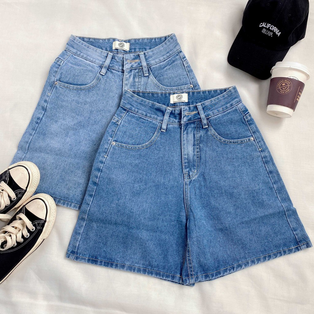 Quần ngố jean trơn lai thường D105 nữ ulzzang Fmstyle Saigon 21LJU04AS1901 | BigBuy360 - bigbuy360.vn