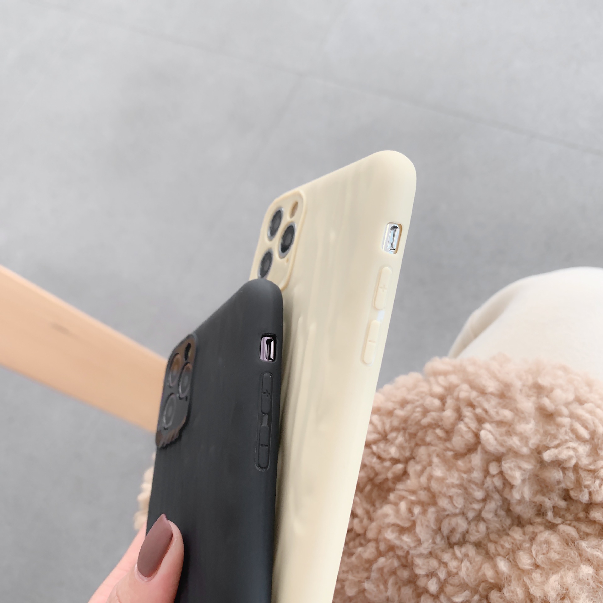 Ốp điện thoại TPU mềm bảo vệ bao phủ toàn diện họa tiết cát chảy đơn giản cho iPhone 11 Pro Max XS X XR 6 7 8 Plus SE | BigBuy360 - bigbuy360.vn