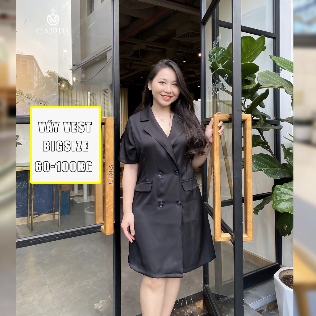 Váy vest big size nữ 60 -100kg ,Siêu phẩm tôn dáng che khuyết điểm cực tốt .(hình thật + video)