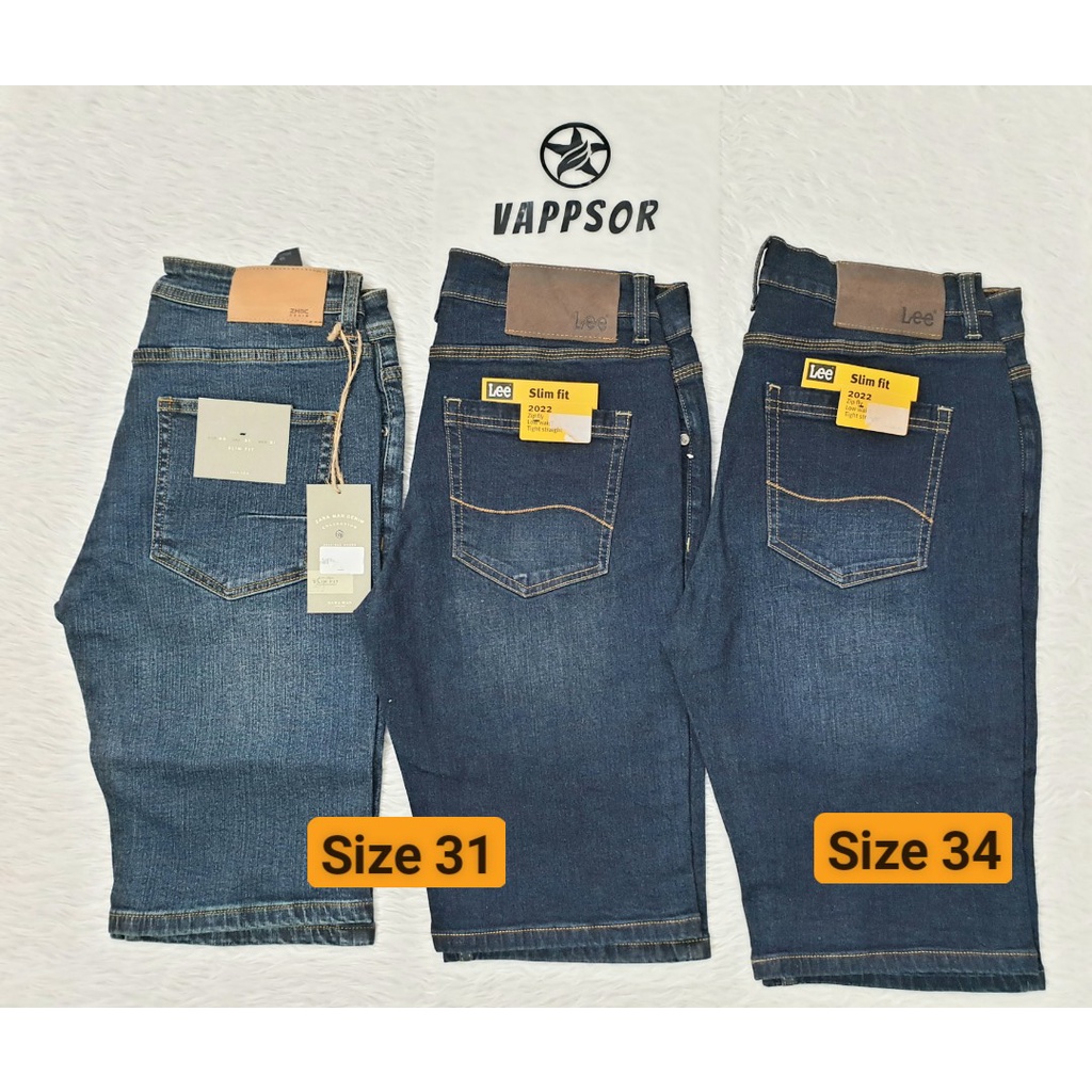 Quần Jeans nam - Quàn đùi nam - Quần Jeans Lee, Zara VNXK